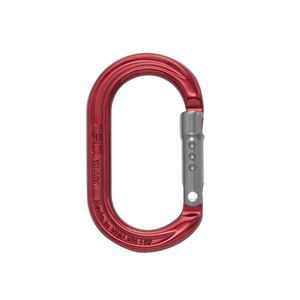 Karabinek akcesoryjny KL100 ACCESSORY STRAIGHT GATE czerwony -ISC