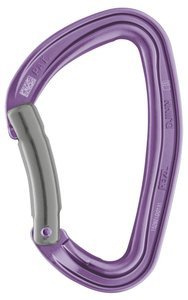 Karabinek DJINN wygięty fioletowy - Petzl